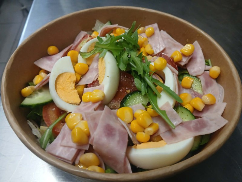 Schinken-Ei Salat